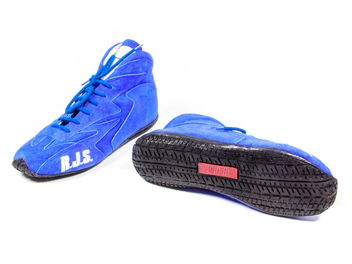 RJS Racing Equipment Redline Shoe Mid-Top Blue Size 8 SFI-5 RJS500020354