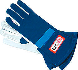 RJS Racing Equipment Gloves Nomex D/L LG Blue SFI-5 RJS600010305