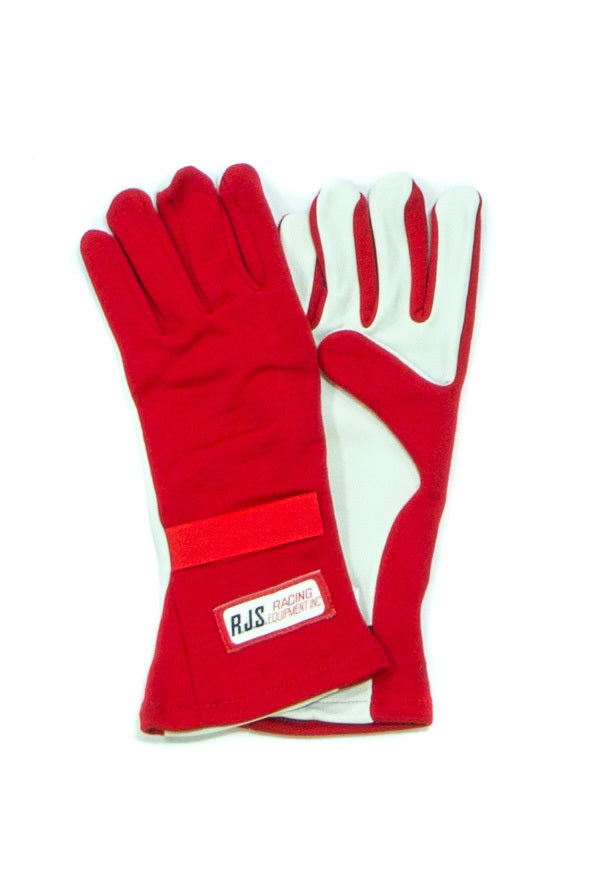 RJS Racing Equipment Gloves Nomex D/L LG Red SFI-5 RJS600010405