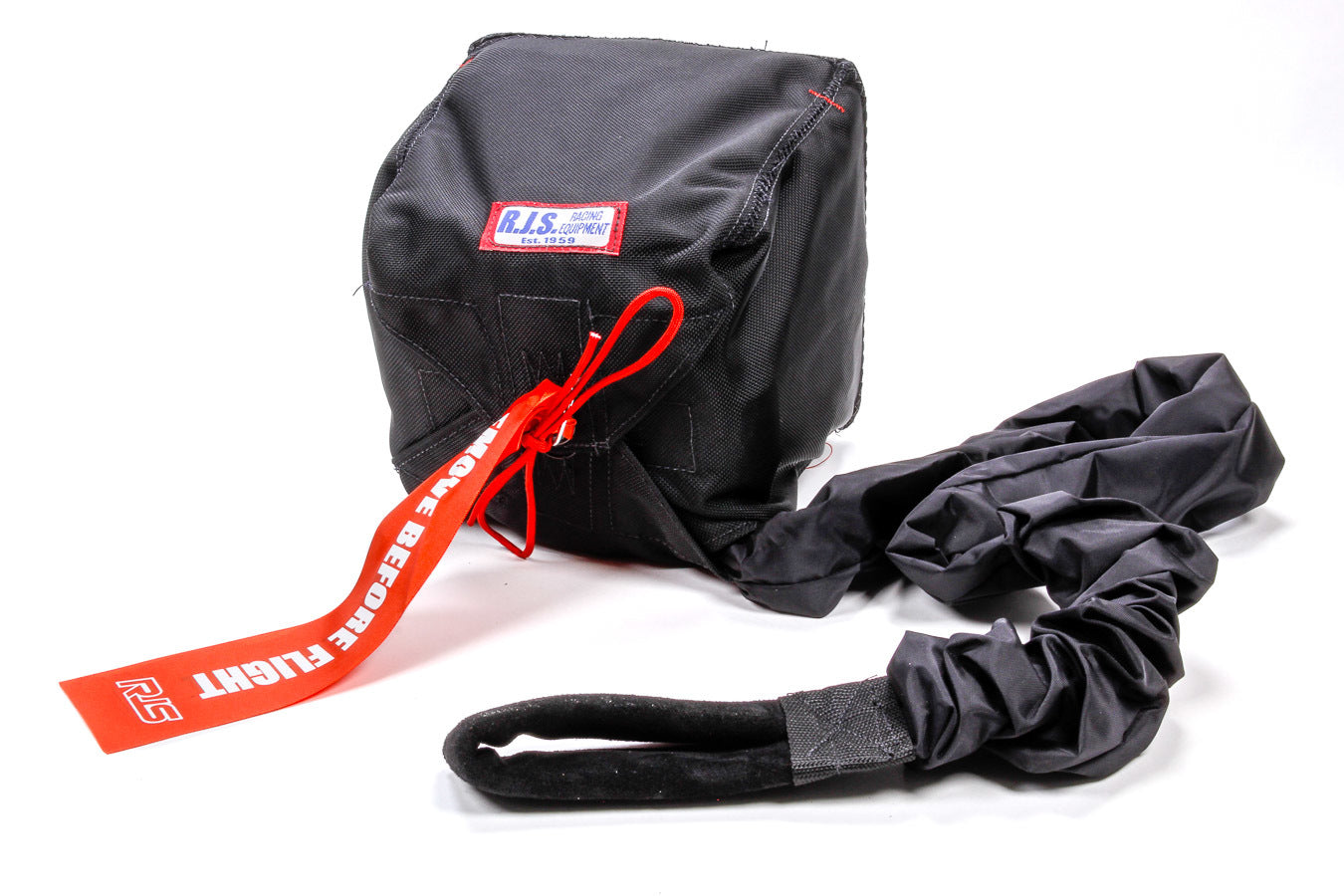 RJS Racing Equipment Champion Chute W/ Nylon Bag and Pilot Black RJS7000301