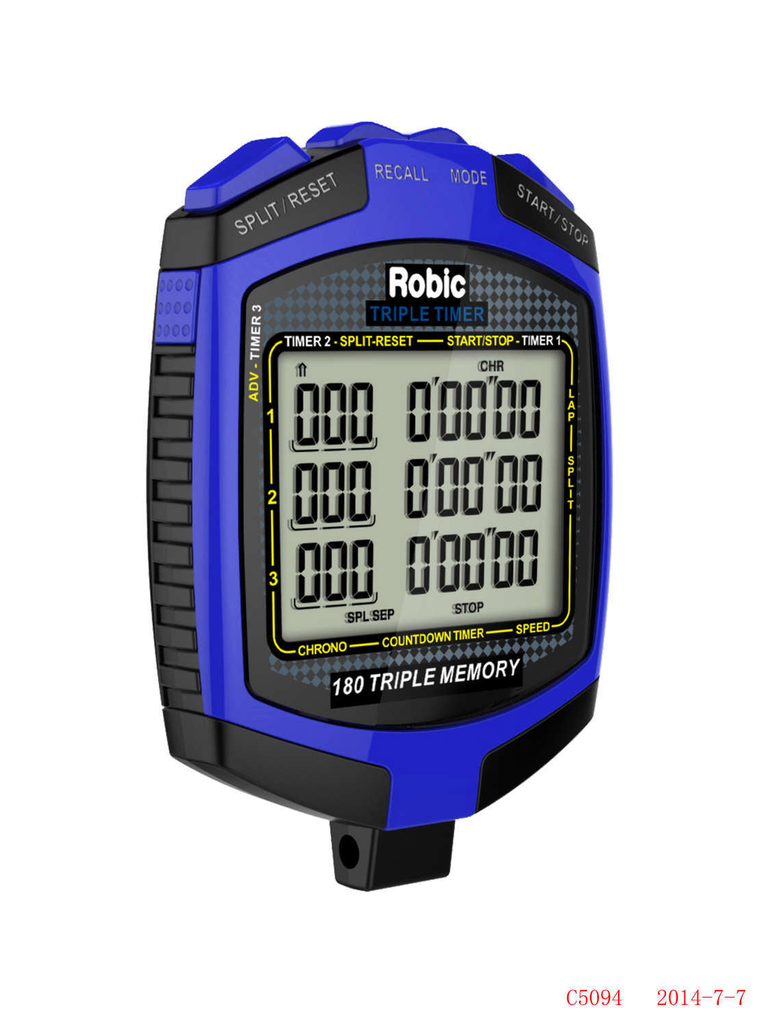 Robic Watches Stopwatch Robic SC-899 Triple Timer ROB68899
