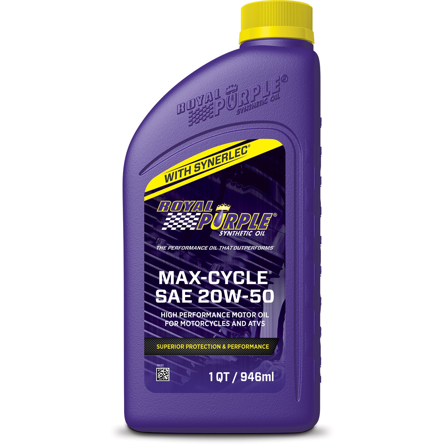 Royal Purple Max Cycle Motorcycle Oil; 20W50; 1qt Bottle (12)