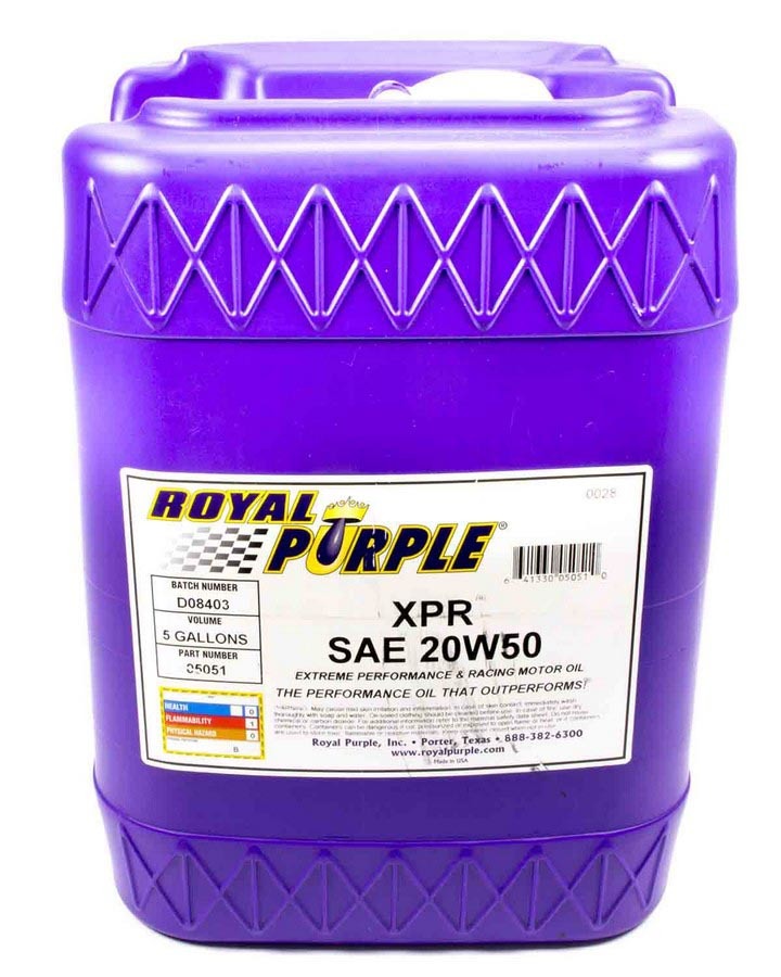 Royal Purple XPR 20W-50  5 GALLON PAIL 0EE5P