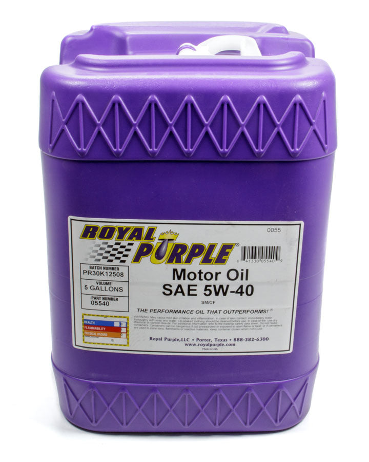 Royal Purple Multi-Grade Motor Oil 5w40 5 Gallon Pail ROY05540