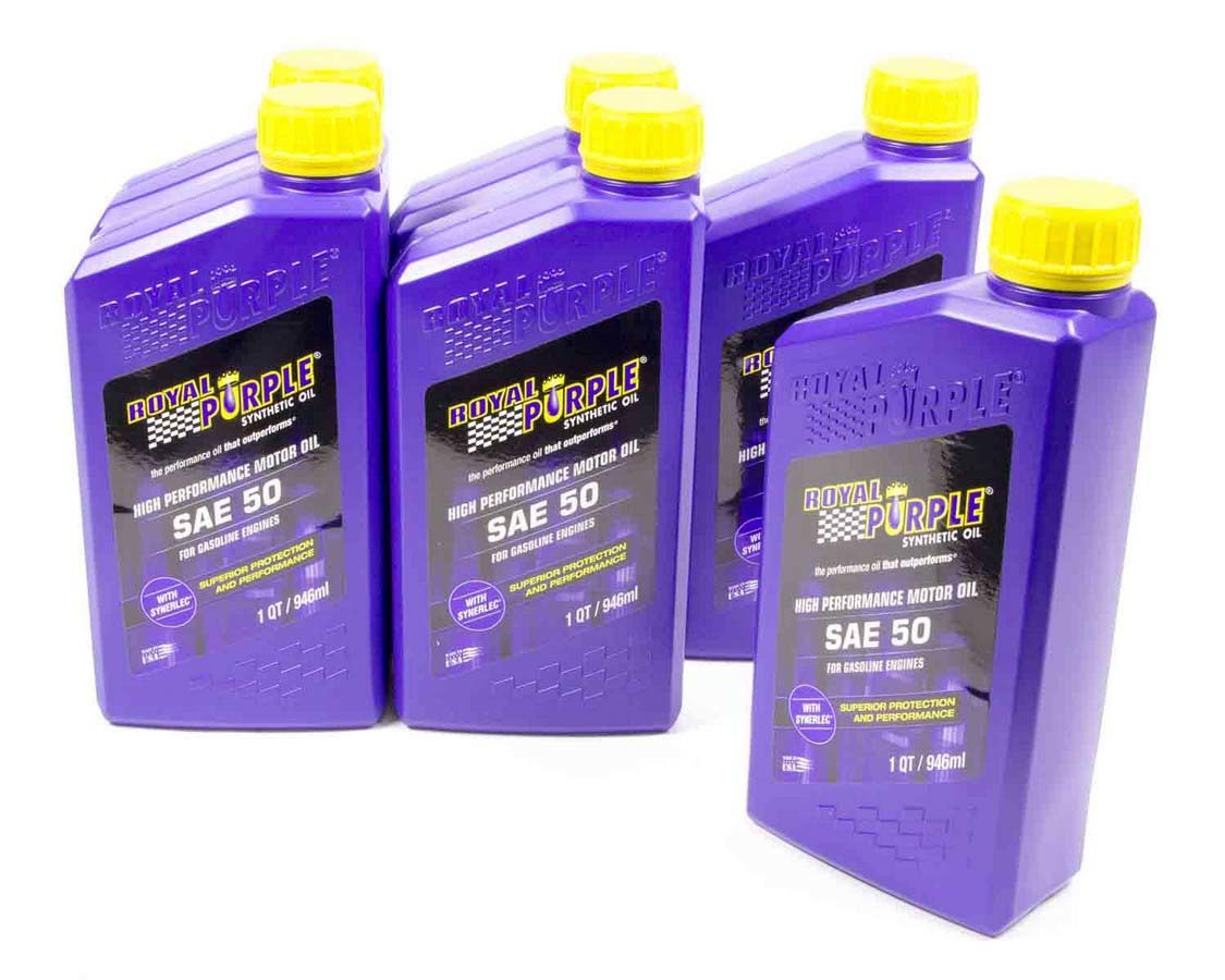 Royal Purple SAE 50 Engine Oil Case 6x1 Quart ROY06050