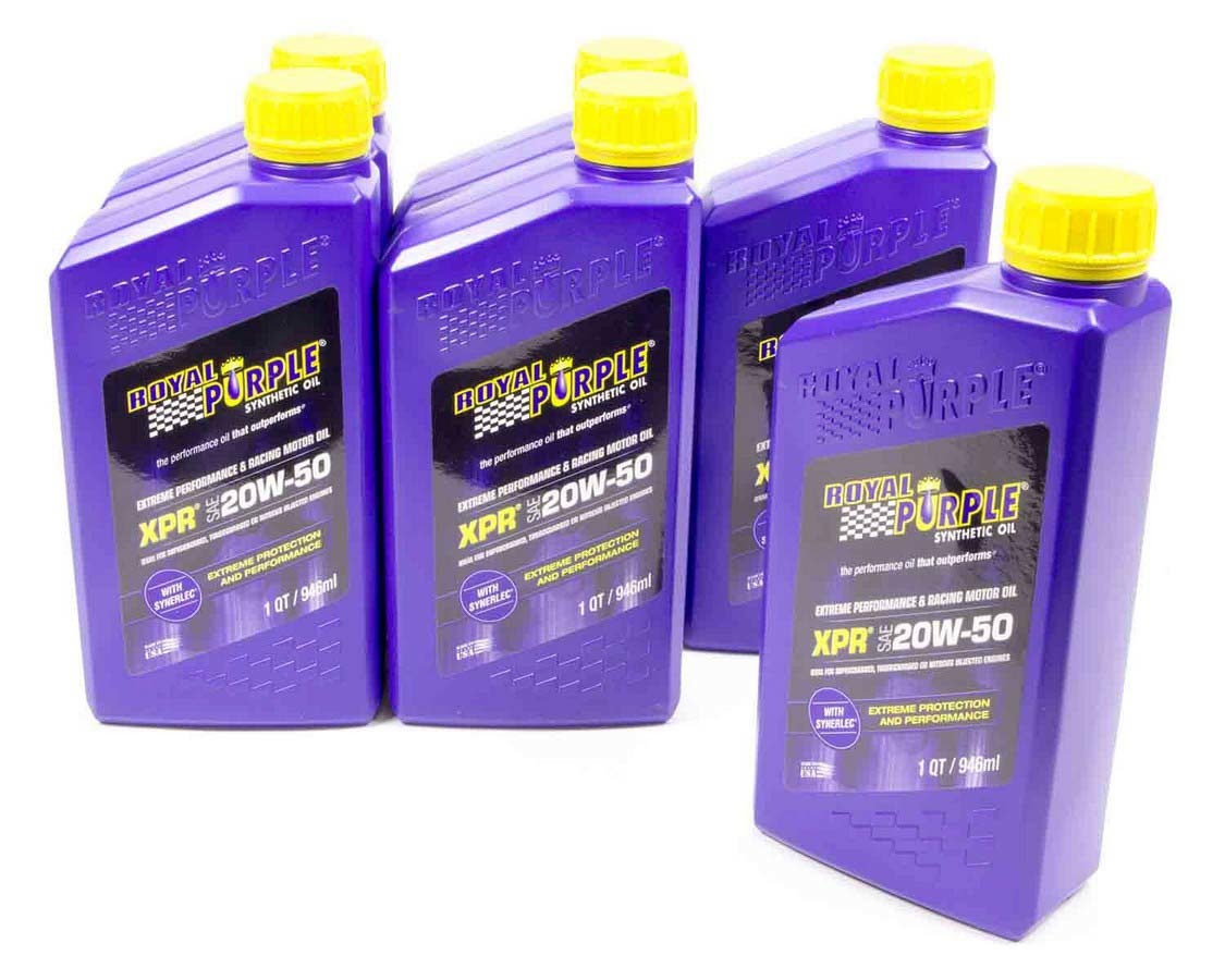 Royal Purple 20w50 XPR Racing Oil Case 6x1 Qt. ROY06051