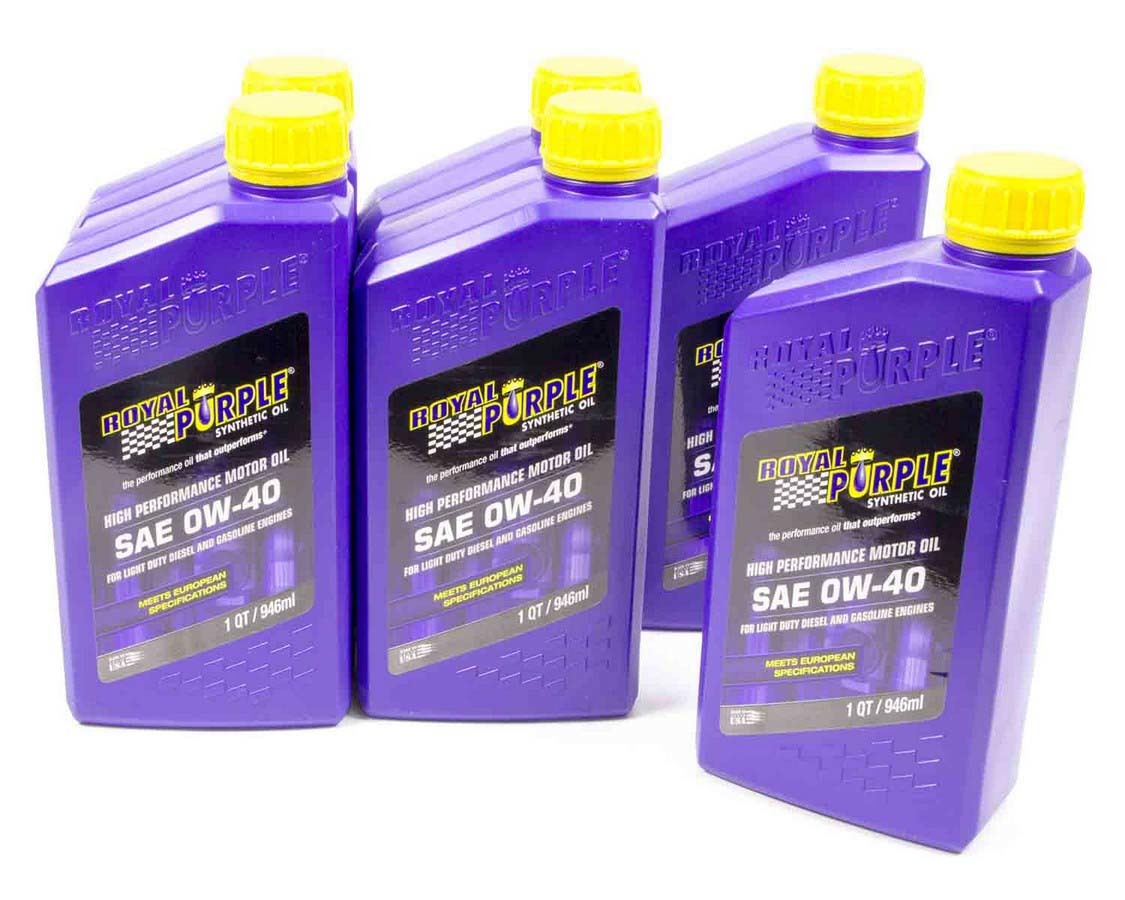 Royal Purple Motor Oil - 0W40 SM - 6 pack