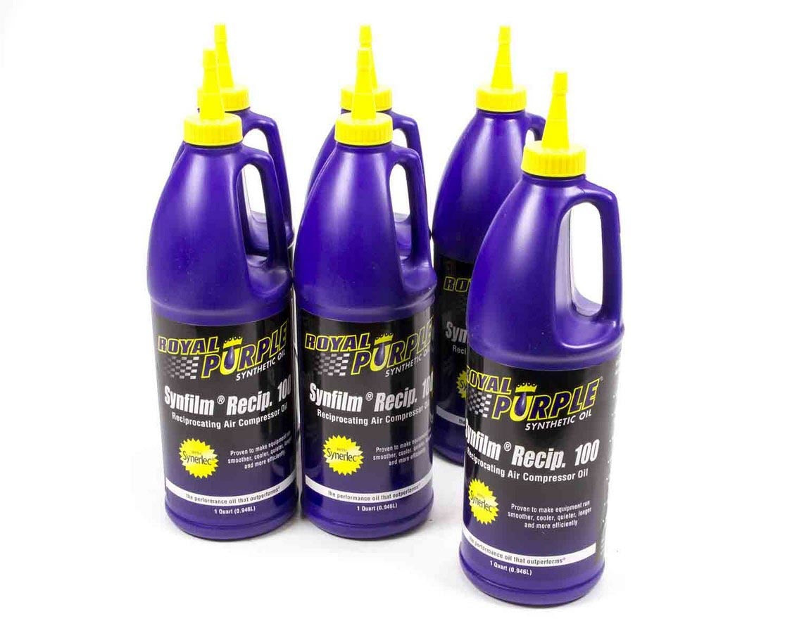 Royal Purple Air Compressor Oil Case 6x1qt Bottles ROY06513