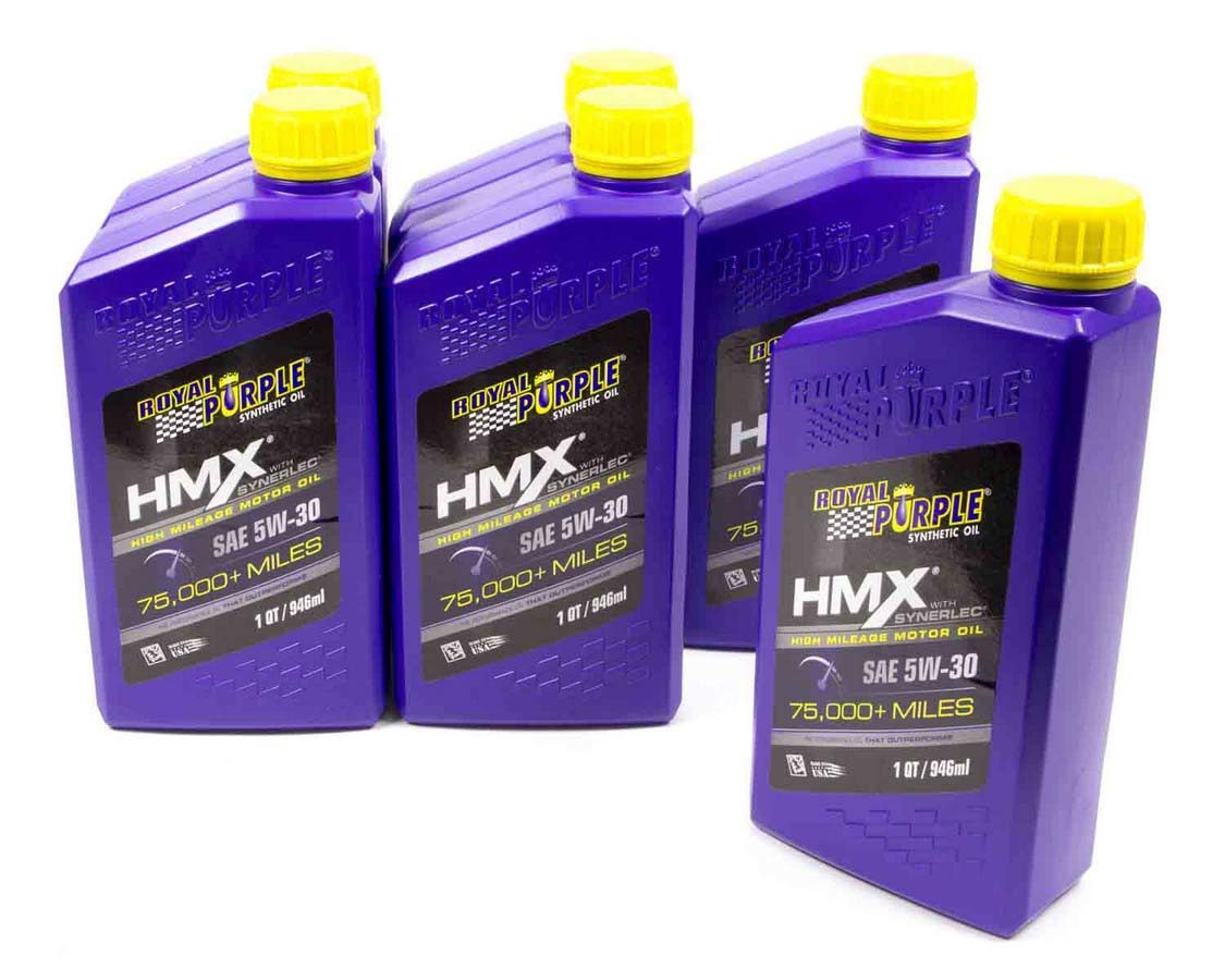 Royal Purple HMX High Mileage 5W30 Case (6, 1qt Bottles)