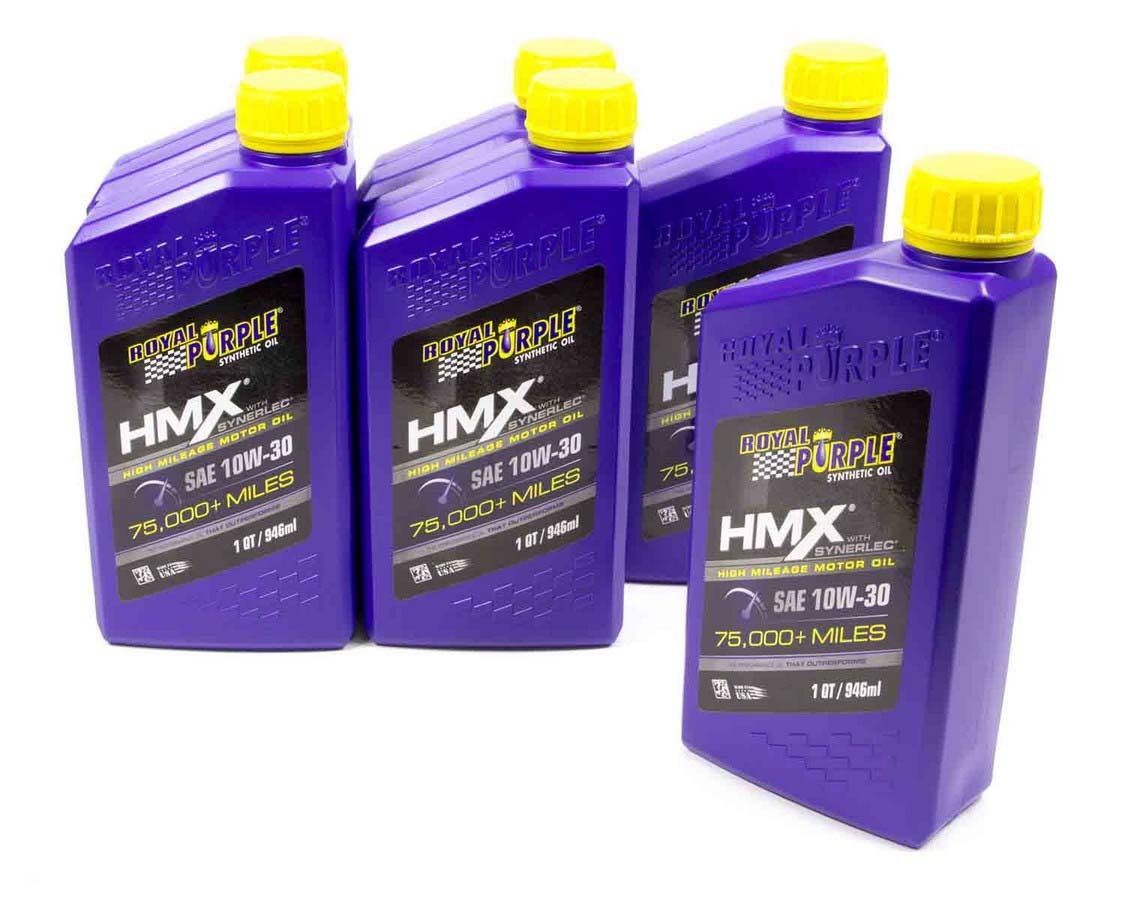 Royal Purple HMX High Mileage 10W30 Case (6, 1qt Bottles)