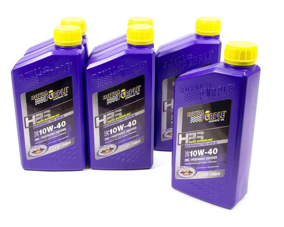 Royal Purple 10w40 HPS Multi-Grade Oil Case 6x1 Quart ROY36140