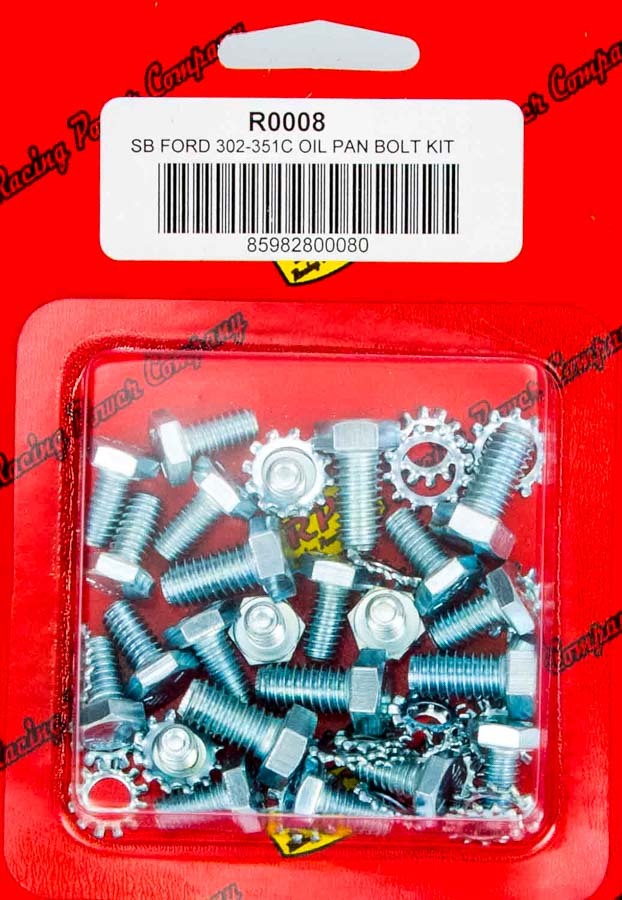 Racing Power Co-Packaged SBF Oil Pan Bolt Kit RPCR0008