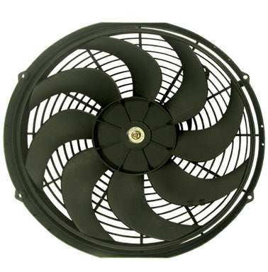 Racing Power Co-Packaged 16In Universal Cooling Fan W/Curved Blades 12V RPCR1016