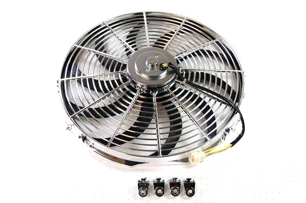 Racing Power Co-Packaged 16In Electric Fan Curved Blades RPCR1207