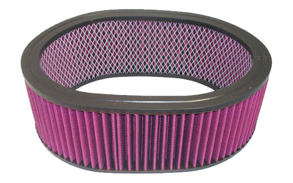 Racing Power Co-Packaged 12In X 4In Oval Washable Element RPCR2126