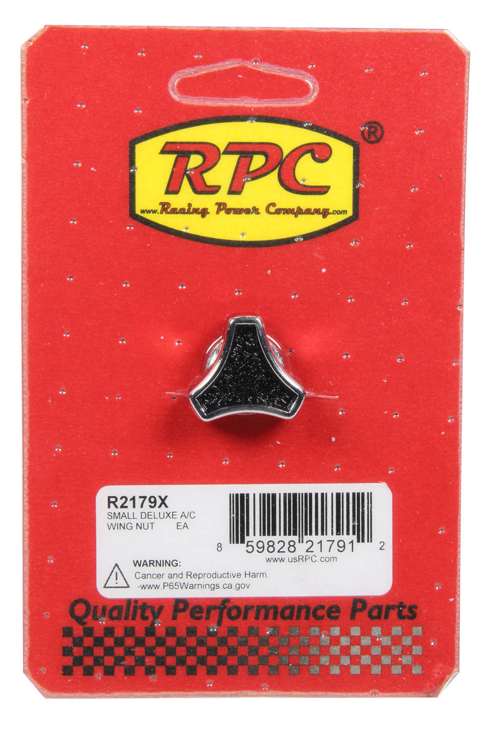 Racing Power Co-Packaged Small Deluxe A/C Wing Nut RPCR2179X