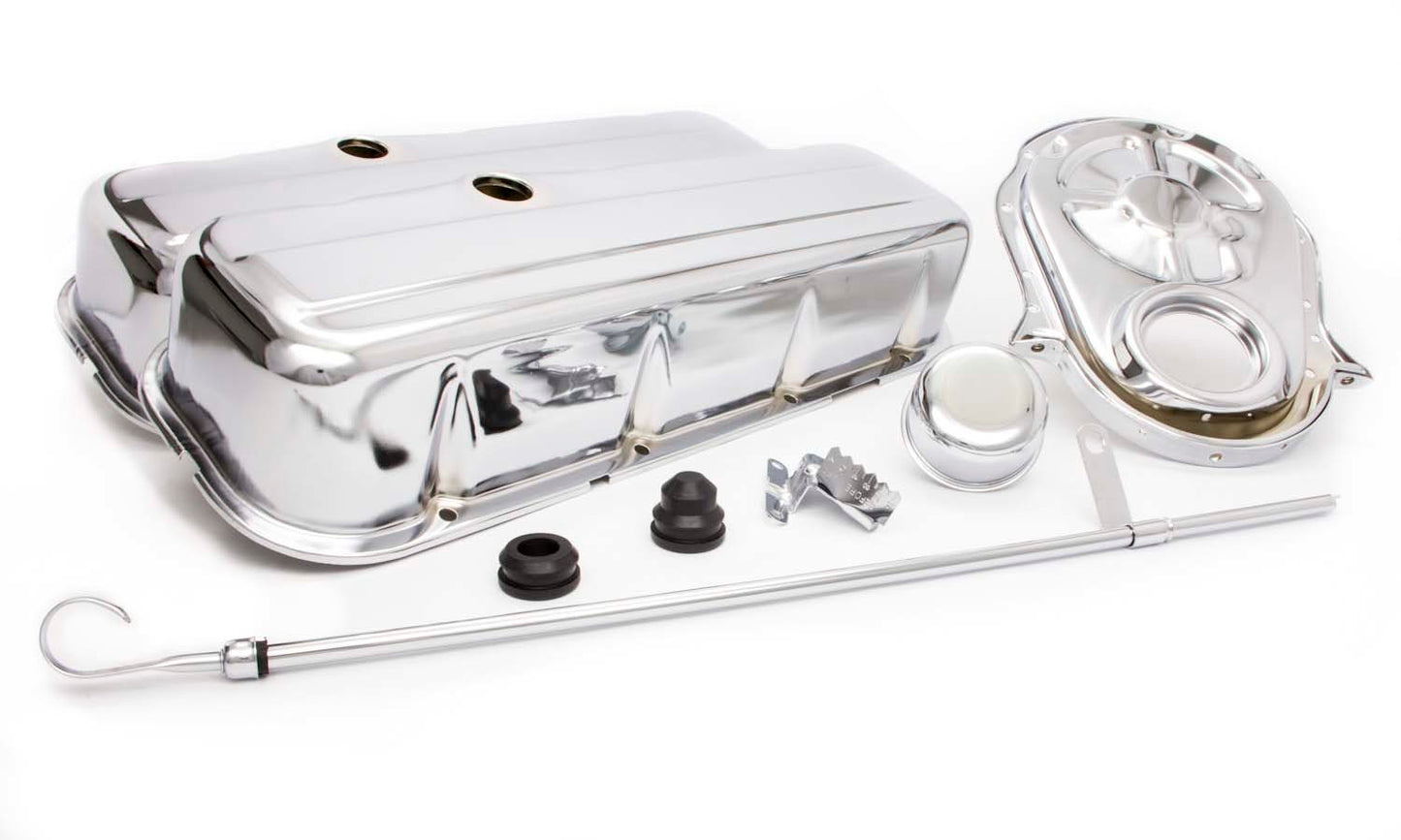 Racing Power Co-Packaged BBC Engine Dress Up Kit w/Tall Valve Covers RPCR3026