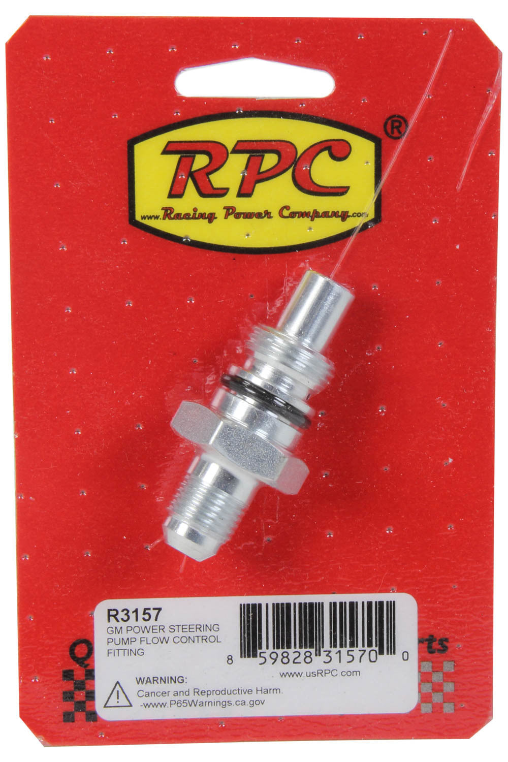 Racing Power Co-Packaged GM Power Steering Pump Flow Control RPCR3157