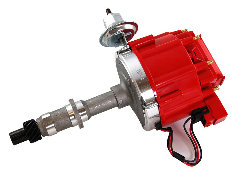 Racing Power Co-Packaged Pontiac HEI Distributor 50K Volt Coil - Red RPCR3922