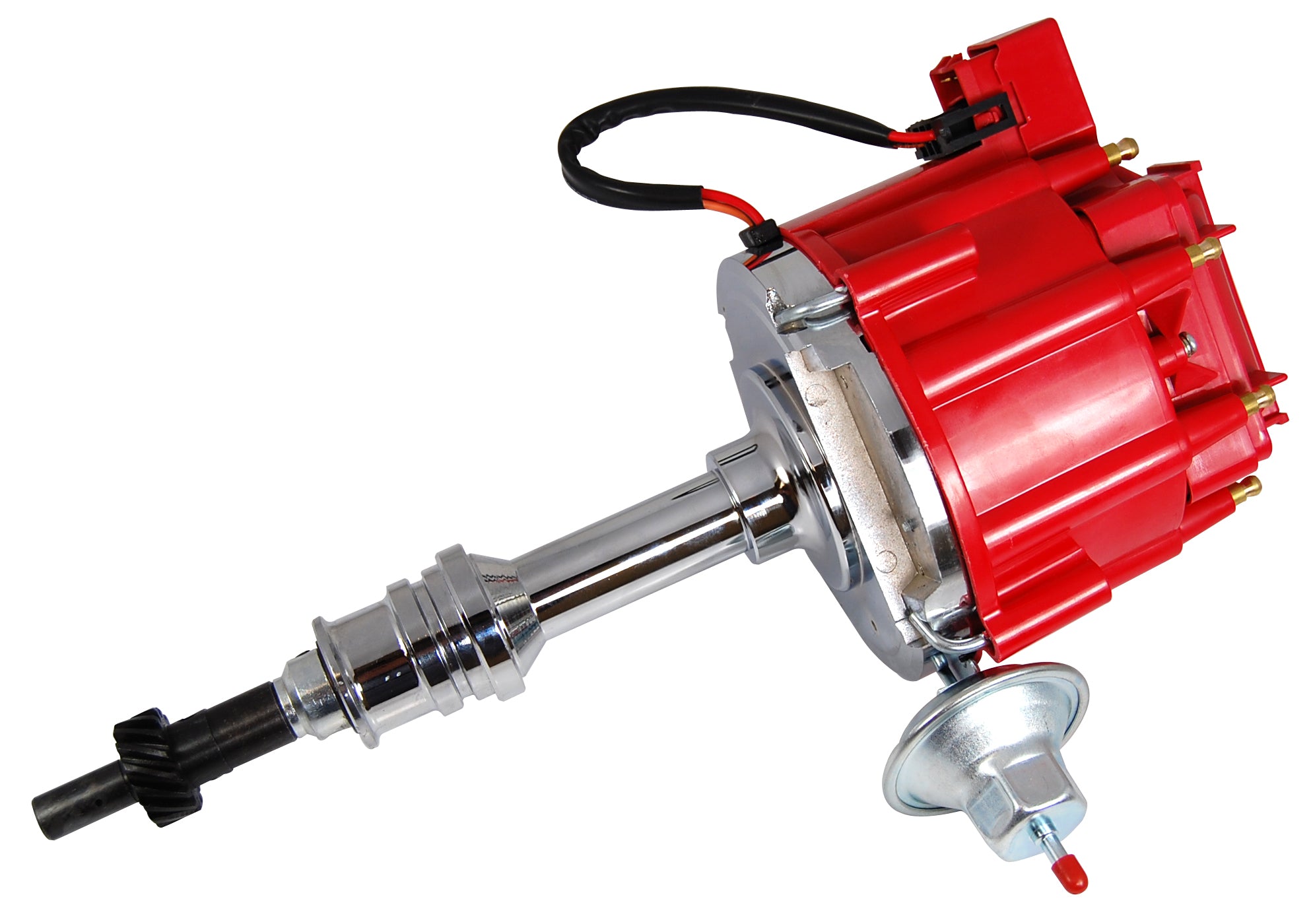 Racing Power Co-Packaged Ford 351W HEI Distributo r 50K Volt Coil -Red RPCR3923