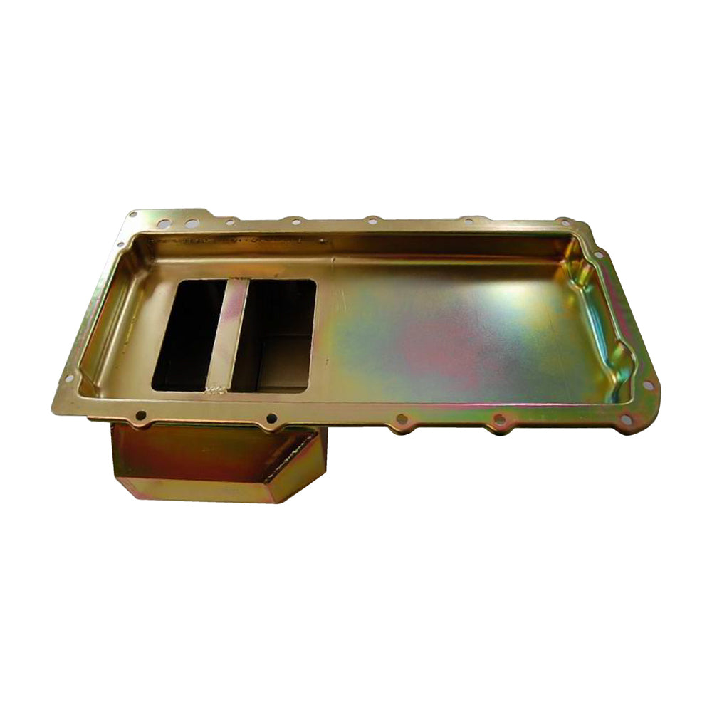 Racing Power Co-Packaged GM LS1 Steel Oil Pan 7 Quart Zinc RPCR4019Z