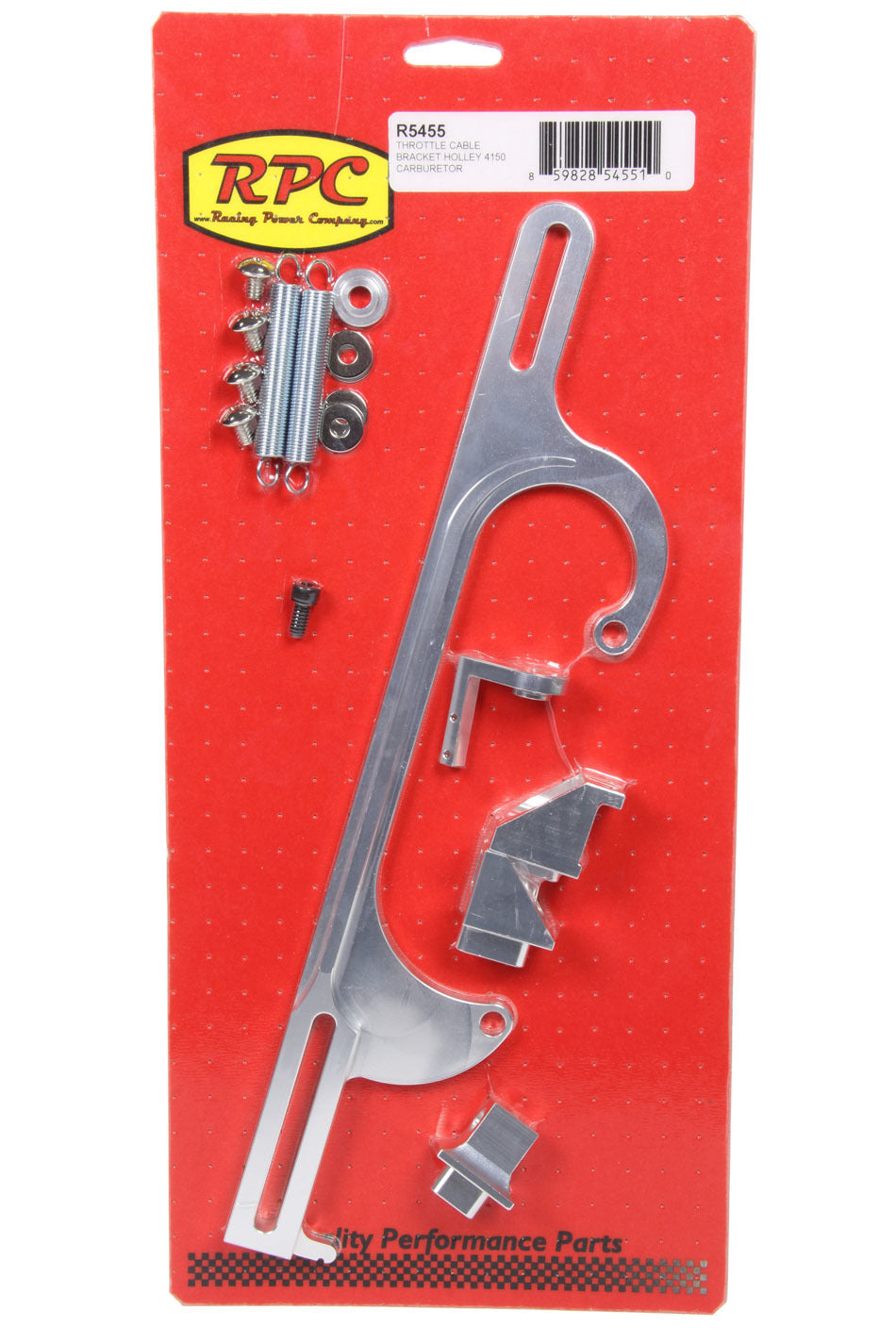 Racing Power Co-Packaged Throttle Cable Bracket 4150 Dominator Carb RPCR5455
