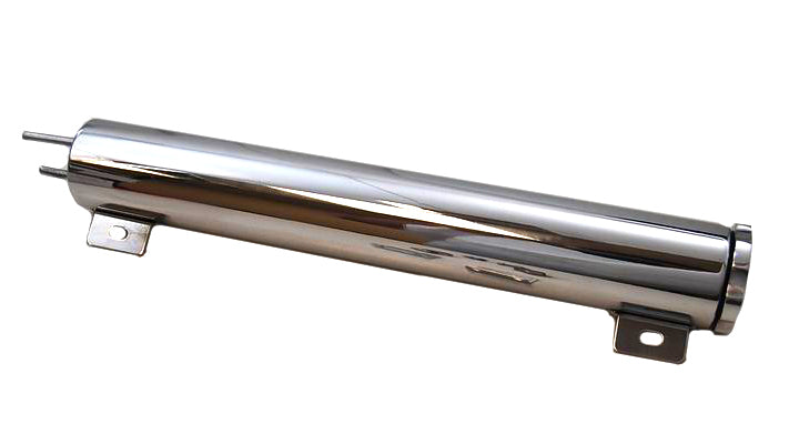 Racing Power Co-Packaged Aluminum Tank Overflow 1 5In X 2In - Polished RPCR6073