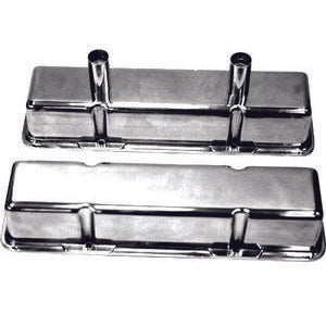 Racing Power Co-Packaged Polished Alum SB Chevy Circle Track Valve Cover RPCR6140