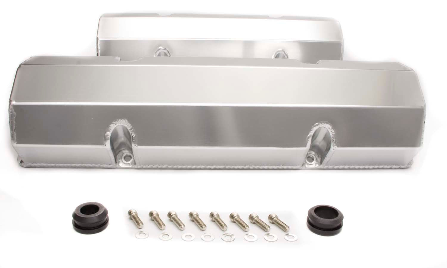 Racing Power Co-Packaged GM Fabricated Aluminum Valve Covers w/o Hole RPCR6147