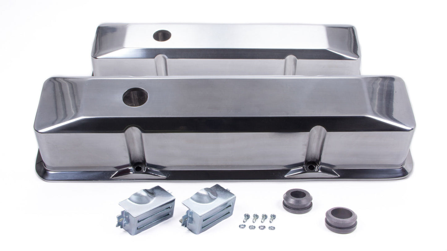 Racing Power Co-Packaged SBC Alum Recessed Tall V/C Plain Polished RPCR6152