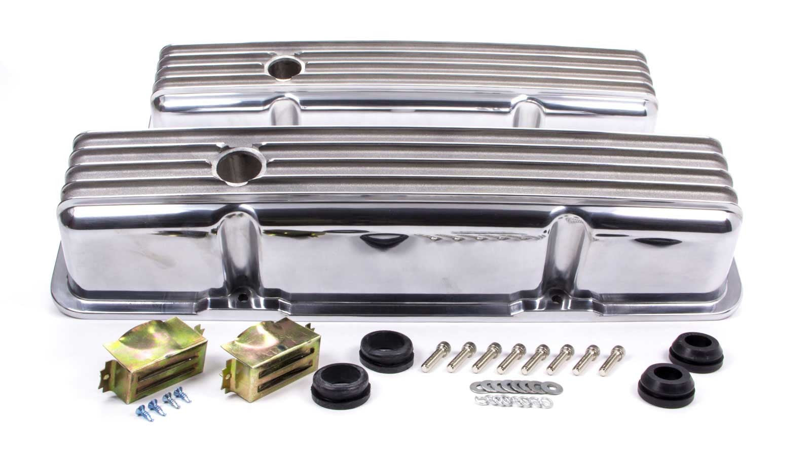 Racing Power Co-Packaged SBC Alum Finned Tall V/C Polished RPCR6181