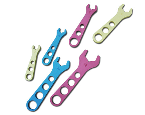 Racing Power Co-Packaged Aluminum AN Wrench 6 Pc Set RPCR6211