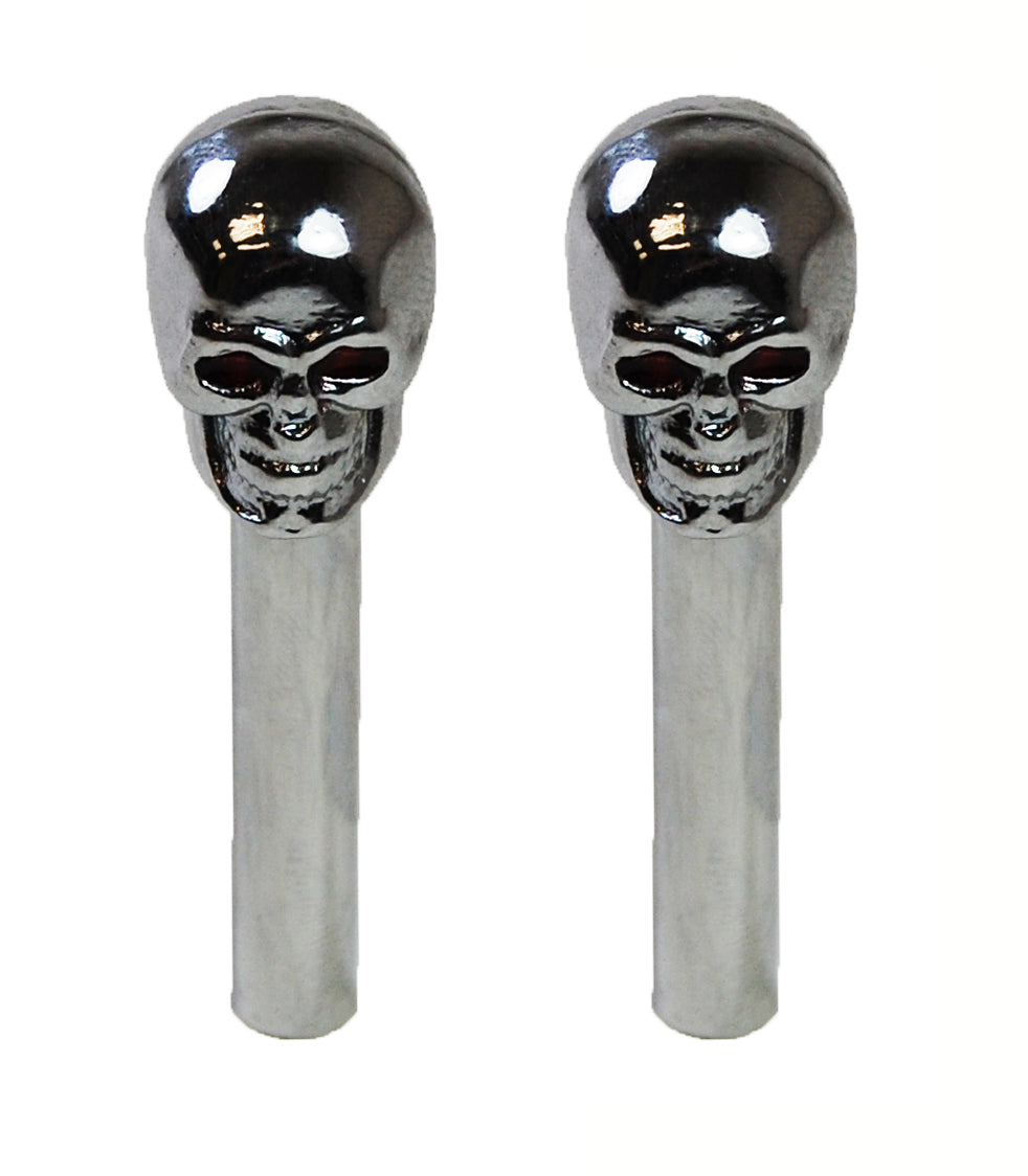 Racing Power Co-Packaged Skull Door Lock Knobs Pr RPCR6275