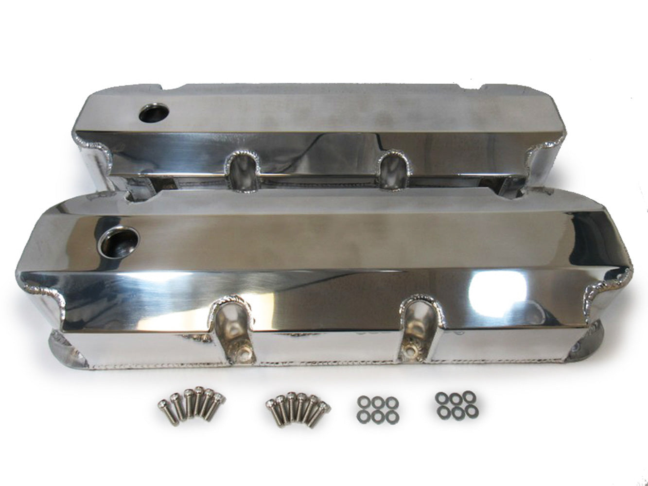 Racing Power Co-Packaged Aluminum Valve Covers Ford 429-460 RPCR6357POL