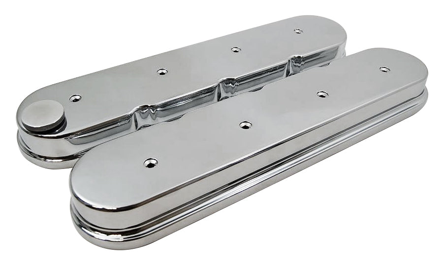 Racing Power Co-Packaged GM LS Cast Aluminum Valve Covers RPCR6369