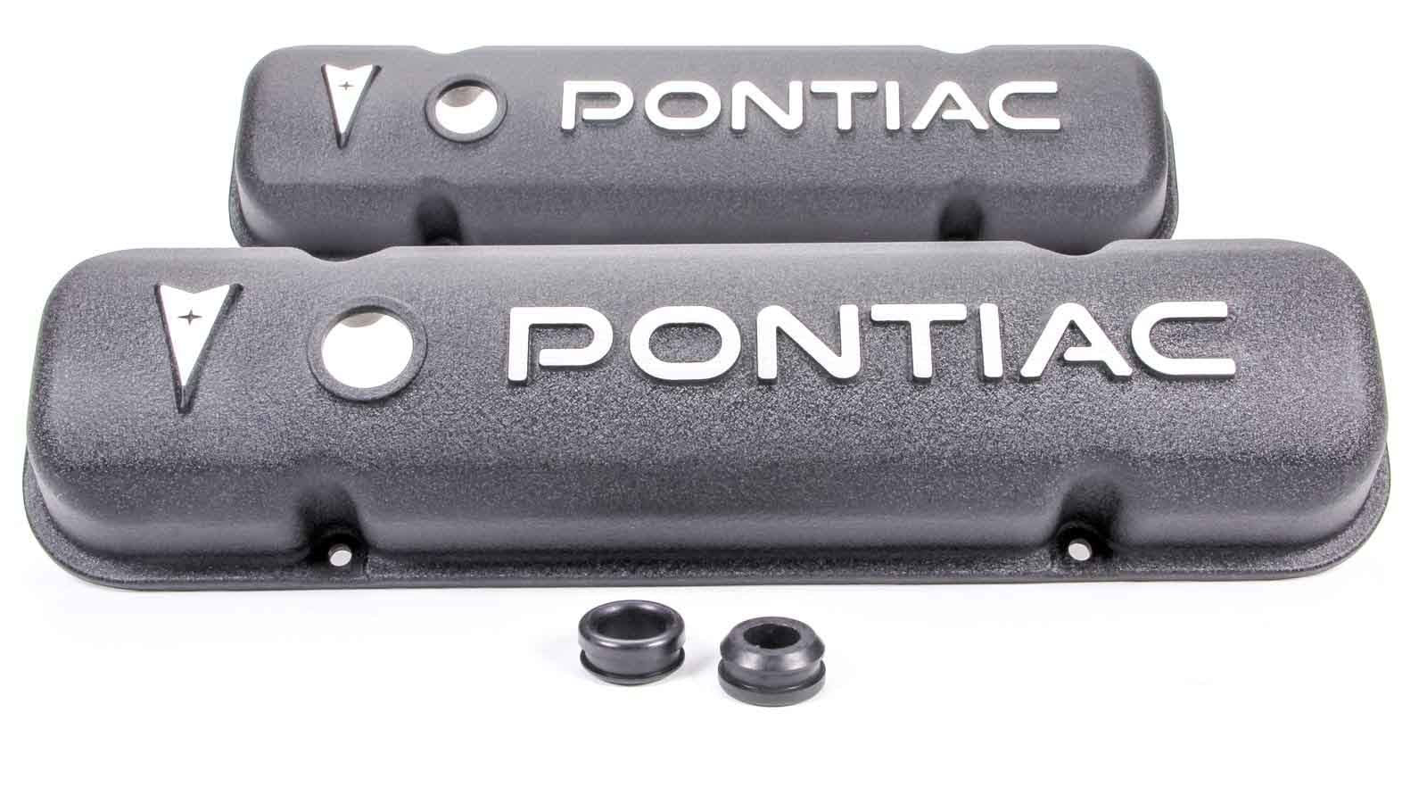 Racing Power Co-Packaged Pontiac Alum V/C Black w/Pontiac Logo RPCR6520