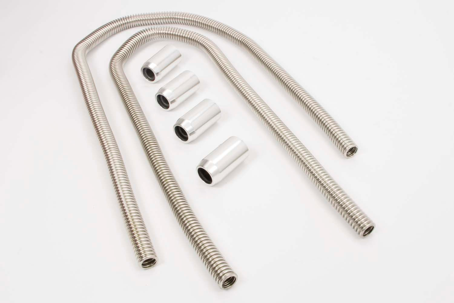 Racing Power Co-Packaged 2-44in Stainless Heater Hose Kit w/Chrome Ends RPCR7314