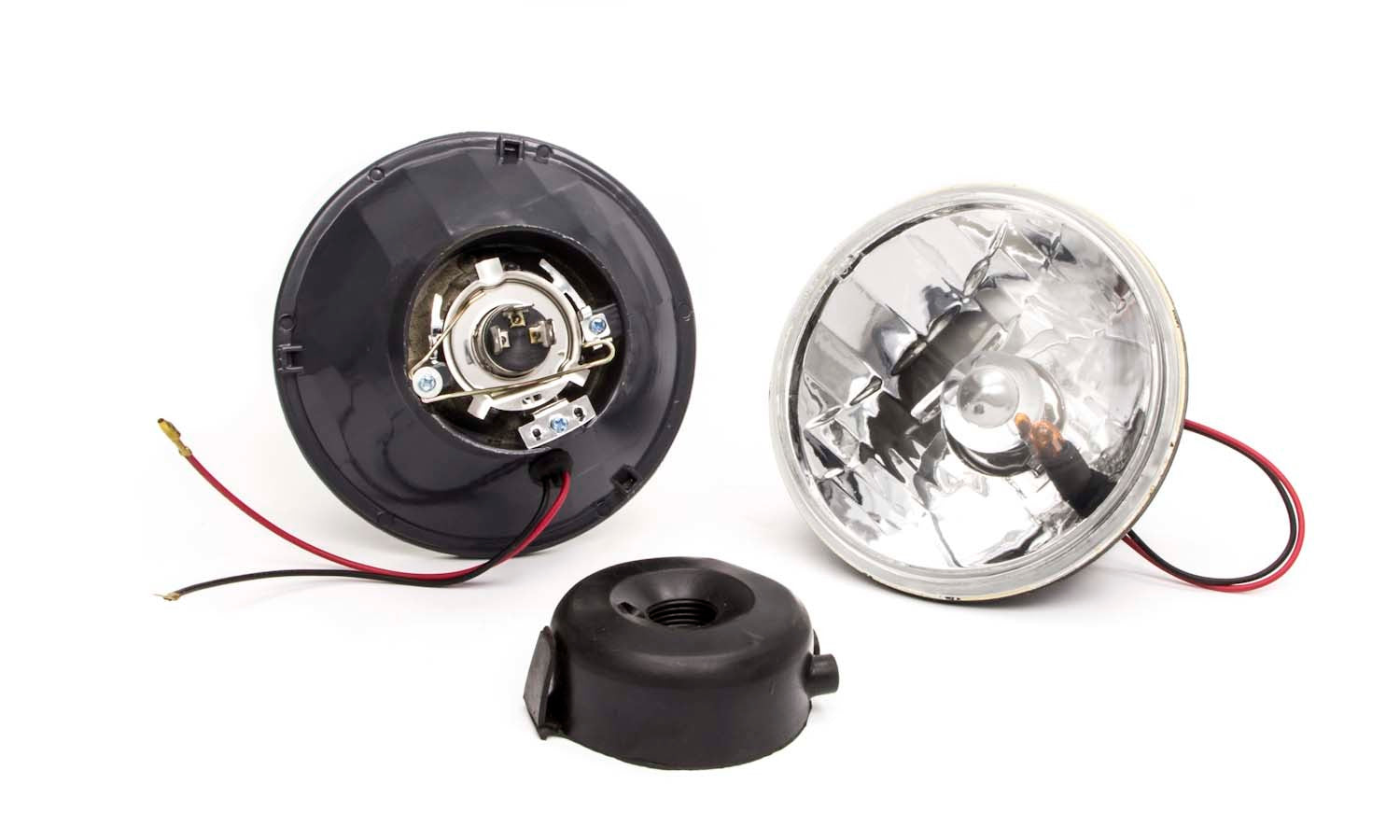 Racing Power Co-Packaged 5.75in Headlight w/H4 Bulb and Turn Signal RPCR7400