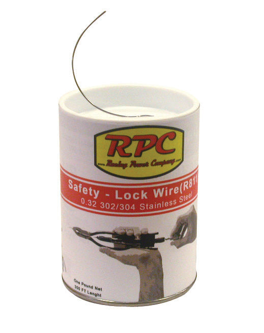 Racing Power Co-Packaged Safety Wire 1 Lb Can RPCR811