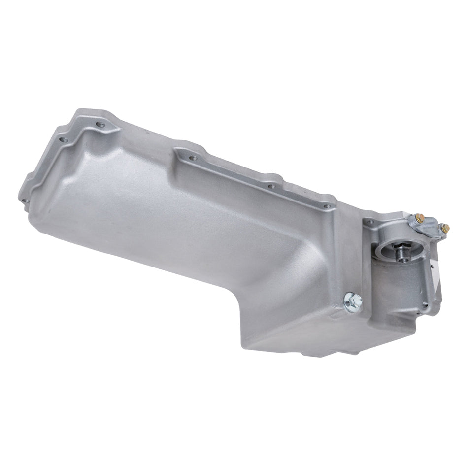 Racing Power Co-Packaged GM LS Engine Aluminum Oil Pan 5.5 Qt. Satin RPCR8460