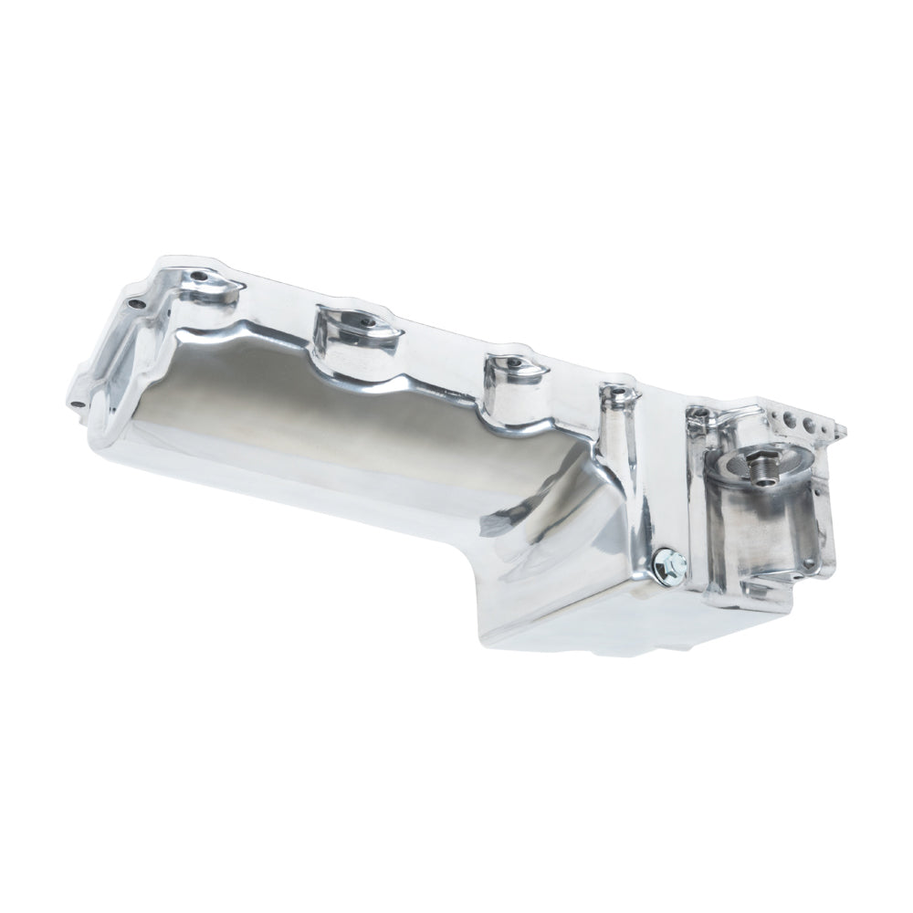 Racing Power Co-Packaged GM LS Engine Aluminum Oil Pan 5.5 Qt. Polished RPCR8460POL