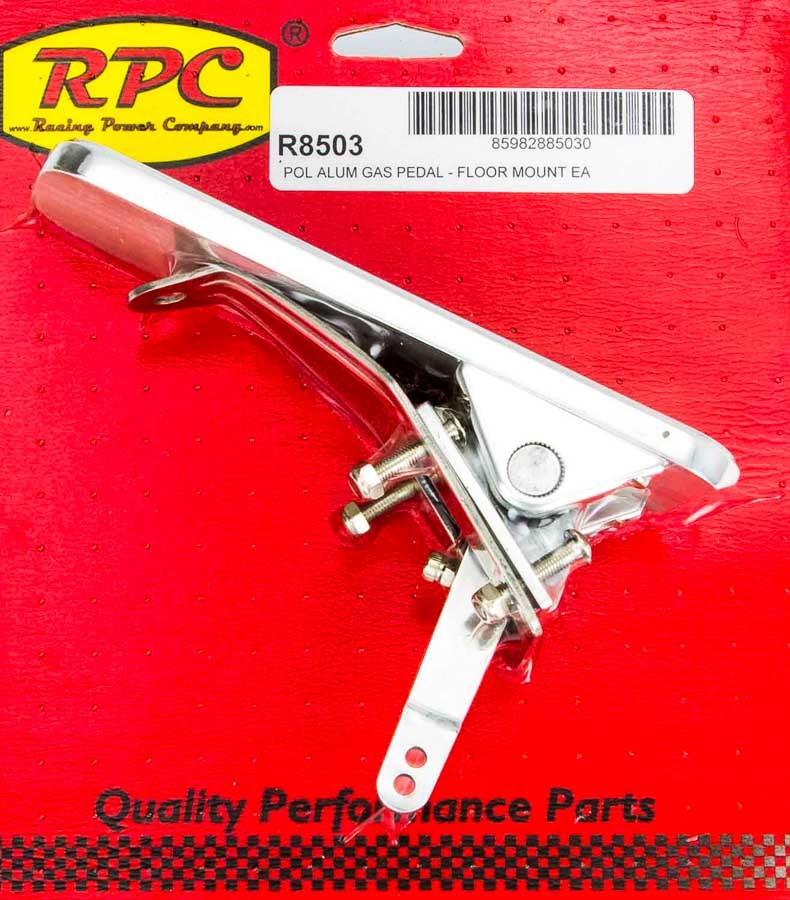 Racing Power Co-Packaged Gas Pedal Polished Alum RPCR8503