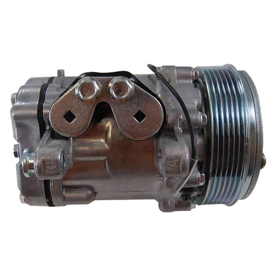 Racing Power Co-Packaged Sanden #7176 12V A/C Co mpressor Serpentine RPCR8755
