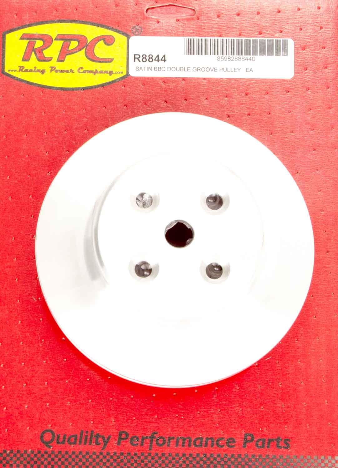 Racing Power Co-Packaged BBC 2 Groove Satin Alum Long W/PPPulley RPCR8844