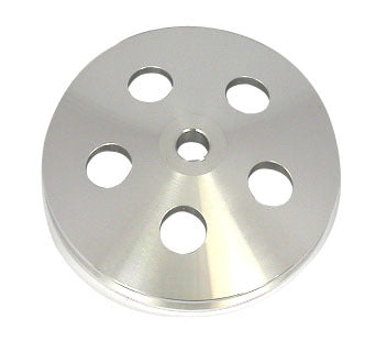 Racing Power Co-Packaged Polished Aluminum GM 1V Power Steering Pulley RPCR8848POL