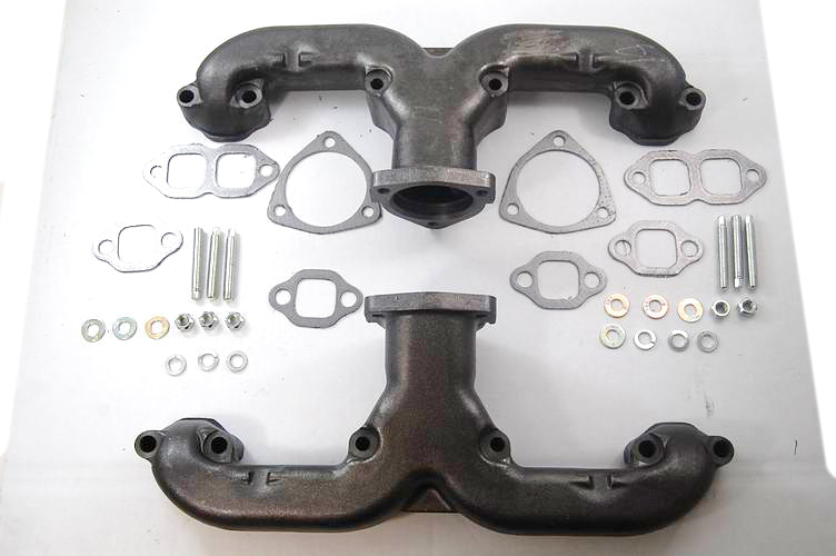 Racing Power Co-Packaged 1955-57 GM Cast Iron Ram Horn Exhaust Manifold RPCR900