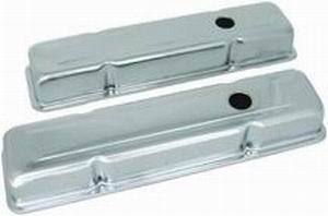 Racing Power Co-Packaged SB Chevy 283-350 Short Valve Cover Pair RPCR9216