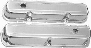 Racing Power Co-Packaged Chrome Steel Valve Cover Chrysler 318-360 Short RPCR9298