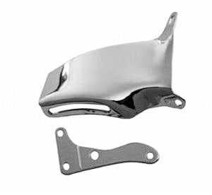 Racing Power Co-Packaged SB Chevy Lwp Alternator Bracket Chrome RPCR9317