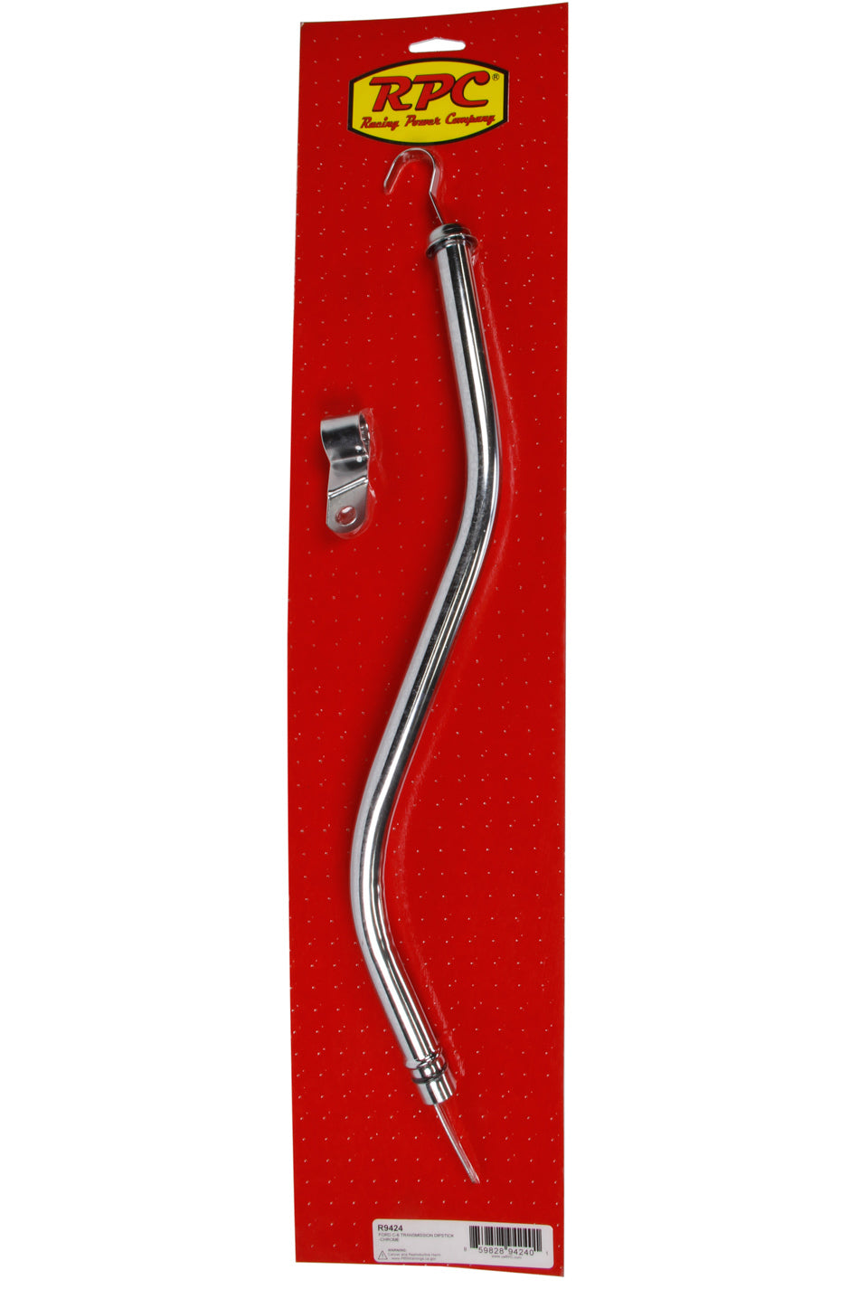 Racing Power Co-Packaged Ford C-6 Transmission Dipstick -Chrome RPCR9424